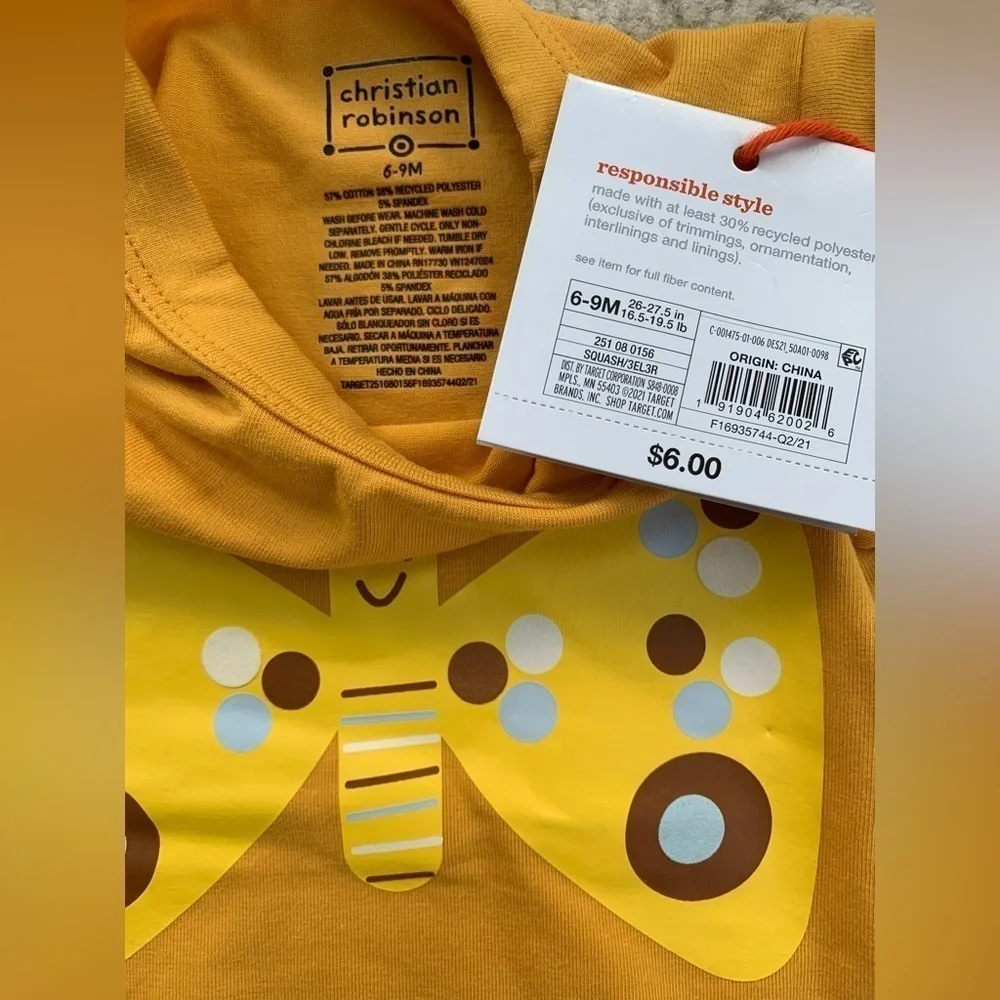 Christian Robinson / Carter’s 9 Month NWT Onesie Bundle